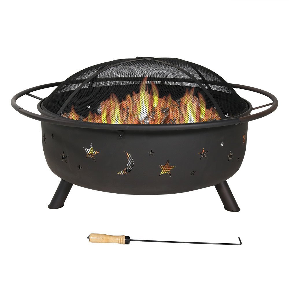 Cosmic Outdoor Fire Pit from Sunnydaze Decor