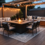 Outdoor Dining Tables With Fire Pit: Cozy Stylish Upgrade